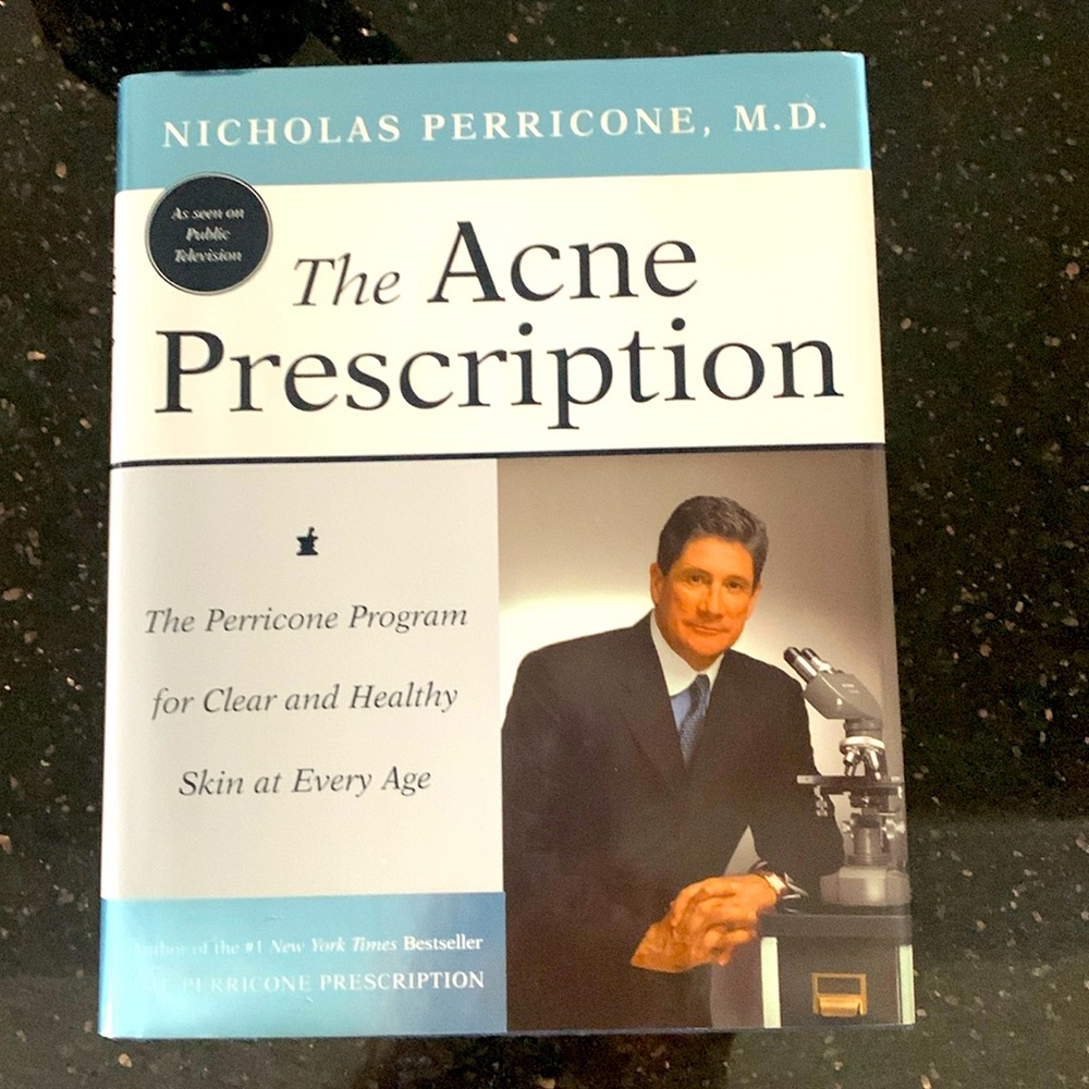 Hardcover book “ The Acne Prescription “ by Dr Nicolas Perricone M.D.